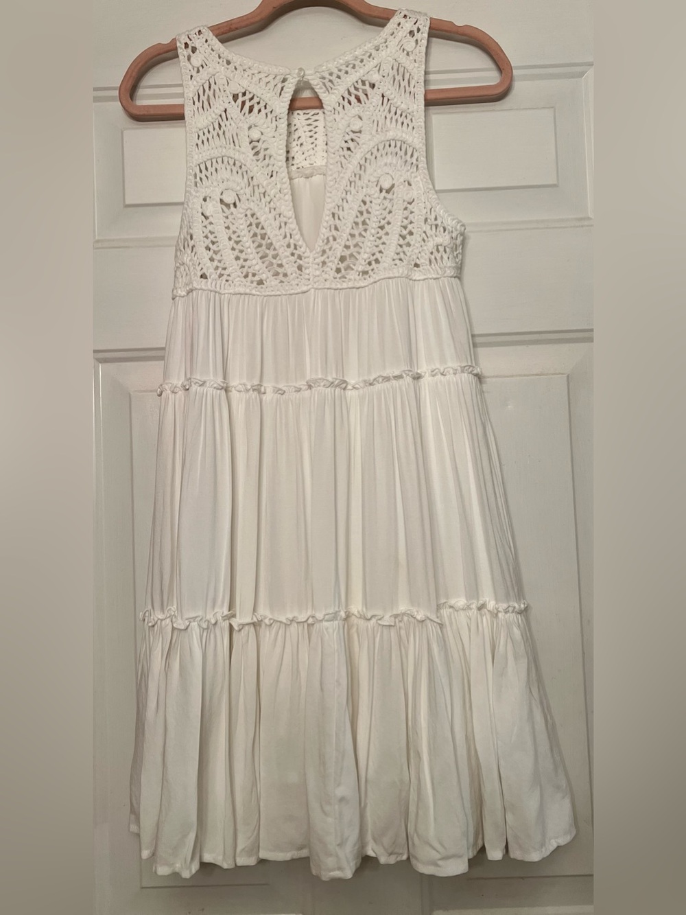 🤍 Altar’d State White Boho Crochet Dress - Small - Picture 5 of 7